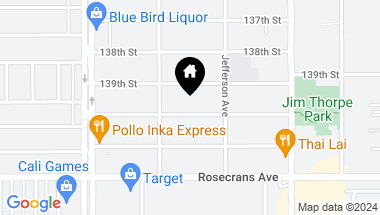 Map of 4203 W 141st Street, Hawthorne CA, 90250