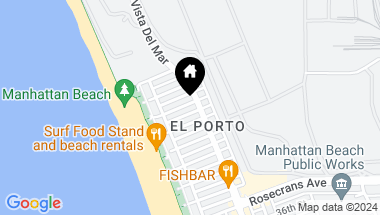 Map of 223 Seaview Street, Manhattan Beach CA, 90266