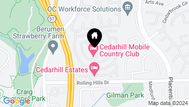 Map of 2851 Rolling Hills Drive 237, Fullerton CA, 92835