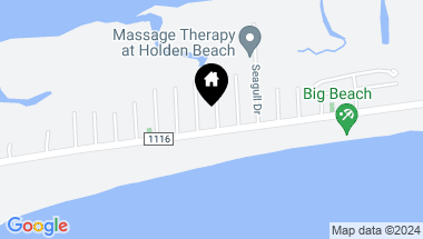 Map of 105 By The Sea Drive, Holden Beach NC, 28462