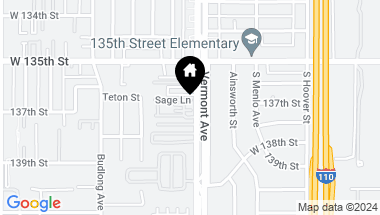 Map of 1027 Sage Lane, Gardena CA, 90247