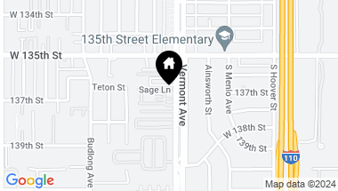 Map of 1025 Sage Lane, Gardena CA, 90247