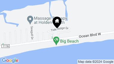 Map of 1050 Tide Ridge Drive, Holden Beach NC, 28462