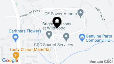 Map of 1530 Aldworth Place Unit 27, Atlanta GA, 30339