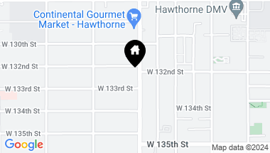 Map of 13221 Prairie Avenue, Hawthorne CA, 90250
