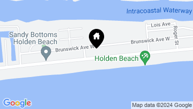 Map of 286 Ocean Boulevard W, Holden Beach NC, 28462