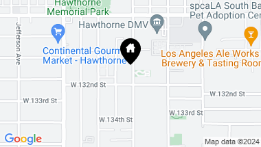 Map of 13111 Doty Avenue, Hawthorne CA, 90250