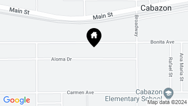 Map of 50164 Aloma Drive, Cabazon CA, 92230