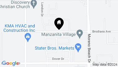 Map of 27773 Brodiaea Avenue, Moreno Valley CA, 92555