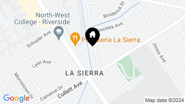 Map of 4396 Drexel Avenue, Riverside CA, 92505