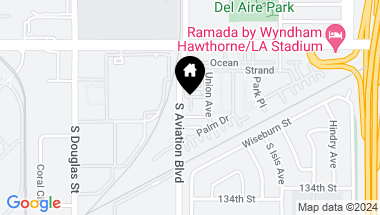 Map of 5552 Coral Drive 102, Hawthorne CA, 90250