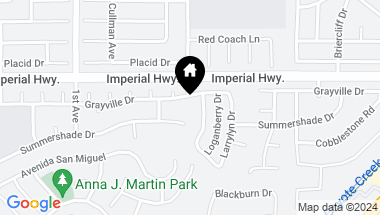 Map of 16376 Grayville Drive, La Mirada CA, 90638