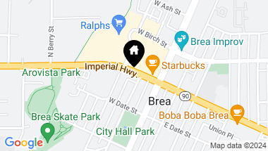 Map of 200 W Imperial Highway, Brea CA, 92821