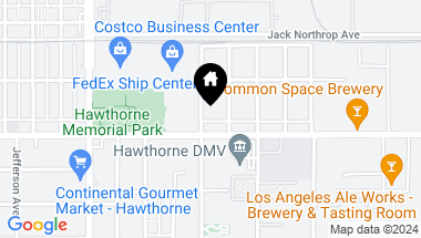Map of 12716 Doty Avenue, Hawthorne CA, 90250