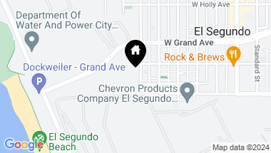 Map of 127 Loma Vista Street 10, El Segundo CA, 90245