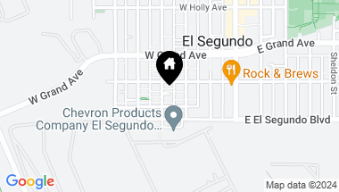 Map of 128 Virginia Street, El Segundo CA, 90245