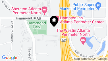 Map of 795 Hammond Drive Unit 1003, Atlanta GA, 30328