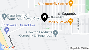 Map of 147 Whiting Street, El Segundo CA, 90245