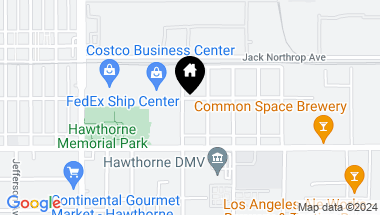 Map of 12606 Doty Avenue, Hawthorne CA, 90250
