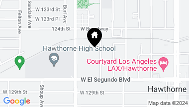 Map of 12545 Eucalyptus Avenue, Hawthorne CA, 90250