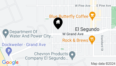 Map of 509 W Grand Avenue, El Segundo CA, 90245