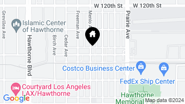 Map of 4141 Broadway, Hawthorne CA, 90250