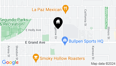 Map of 330 Bungalow Drive, El Segundo CA, 90245