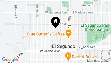 Map of 412 Concord Street, El Segundo CA, 90245