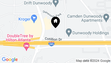 Map of 1850 Cotillion Drive Unit 2110, Atlanta GA, 30338