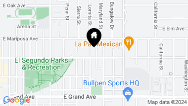 Map of 508 Lomita Street, El Segundo CA, 90245