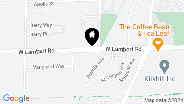 Map of 400 W Lambert Road H, Brea CA, 92821