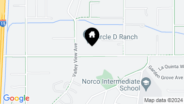 Map of 1233 4th Street, Norco CA, 92860