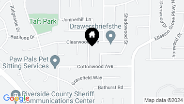 Map of 6924 Cypress Grove Drive, Riverside CA, 92506