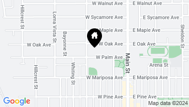Map of 311 W Palm Avenue, El Segundo CA, 90245