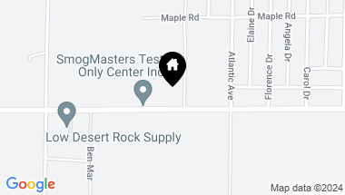 Map of 0 Dillion Road, Desert Hot Springs CA, 92240