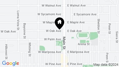 Map of 116 W Oak Avenue, El Segundo CA, 90245