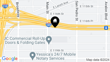 Map of 11700 Main Street, Los Angeles CA, 90061