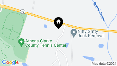 Map of 180 Timber Creek Drive, Athens GA, 30605