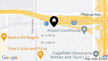 Map of 5448 W 116th Street, Inglewood CA, 90304