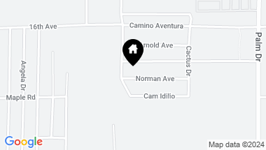 Map of 0 Norman Avenue, Desert Hot Springs CA, 92240