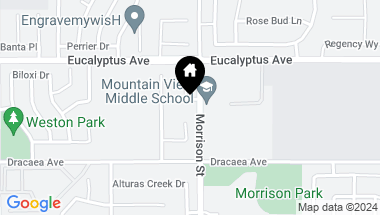 Map of 26463 Petaluma Avenue, Moreno Valley CA, 92555