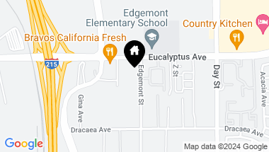 Map of 21737 Eucalyptus Avenue, Moreno Valley CA, 92553
