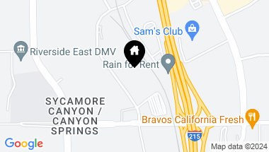 Map of 6510 Box Springs Boulevard, Riverside CA, 92507