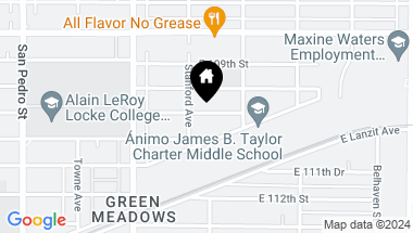 Map of 720 E 110th Street, Los Angeles CA, 90059
