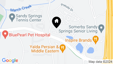 Map of 6711 Prelude Drive Unit 191, Sandy Springs GA, 30328