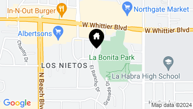 Map of 710 El Rancho Drive, La Habra CA, 90631