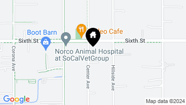 Map of 0 Center Avenue, Norco CA, 92869