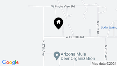 Map of 2608 W ESTRELLA Road, New River AZ, 85087