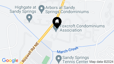 Map of 6851 Roswell Road Unit O-4, Sandy Springs GA, 30328