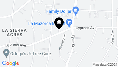 Map of 0 Cyrpress Ave., Riverside CA, 92505